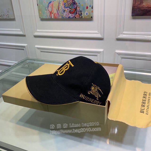 Burberry男女同款帽子 巴寶莉立體漸變刺繡棒球帽鴨舌帽  mm1720